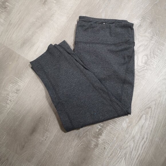 Tek Gear Shapewear Ladies Size Large Dark Grey Tummy Control Panel Capri Legging - Picture 6 of 9